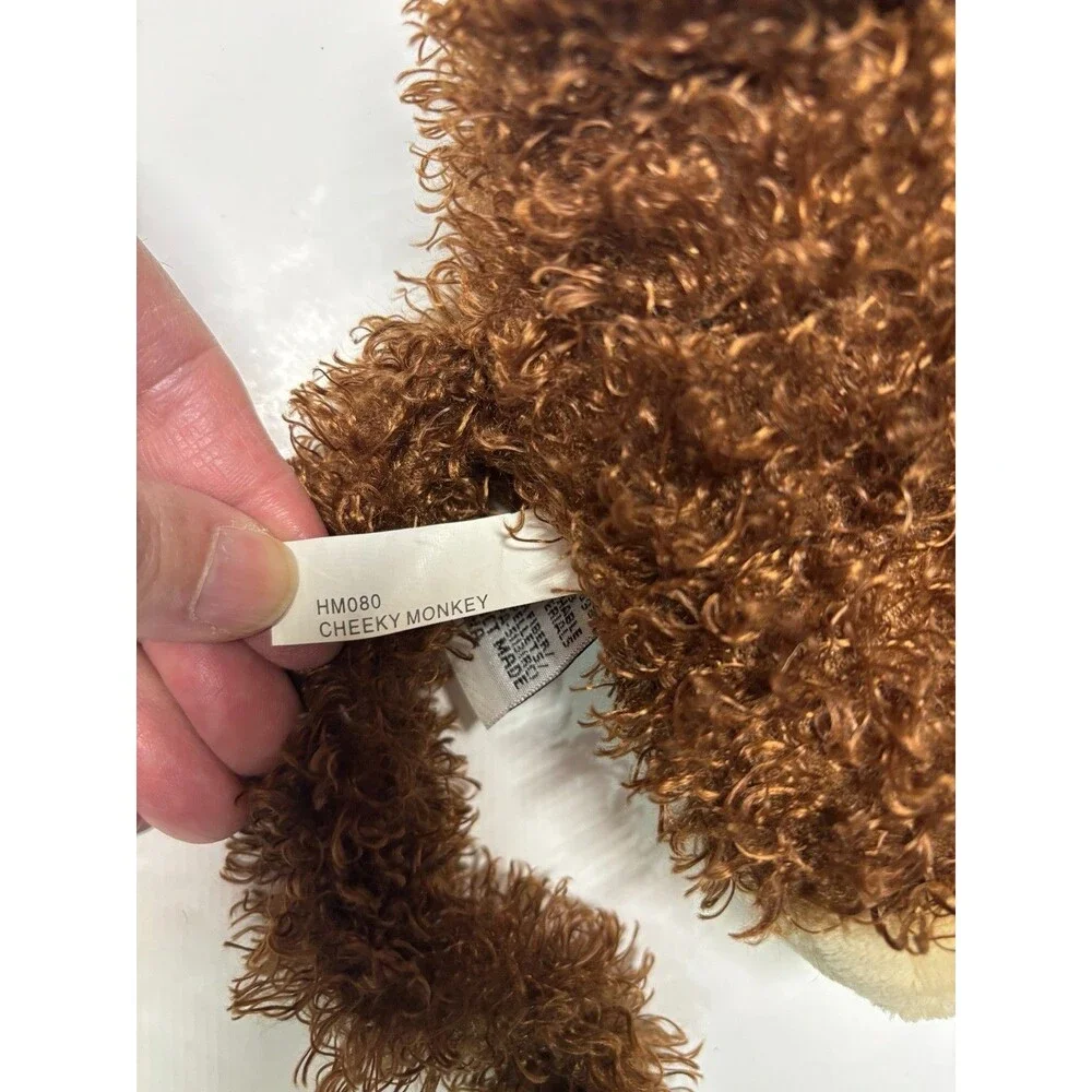 Webkinz Curly Furry Brown Cheeky Monkey 8
